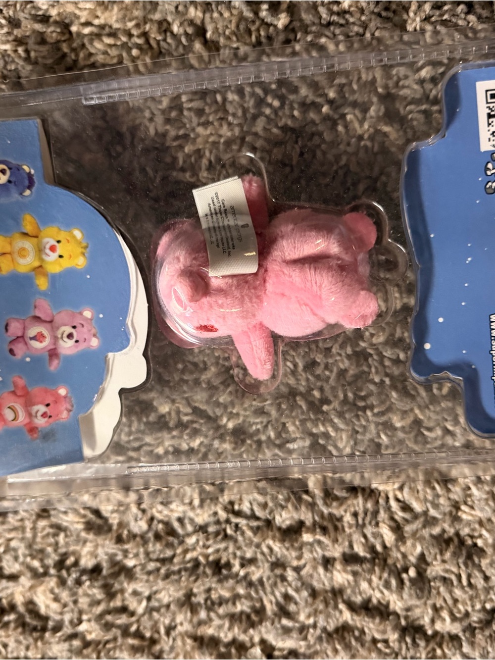 Care Bears Pink Rainbow Belly Plush Mini - Picture 2 of 2